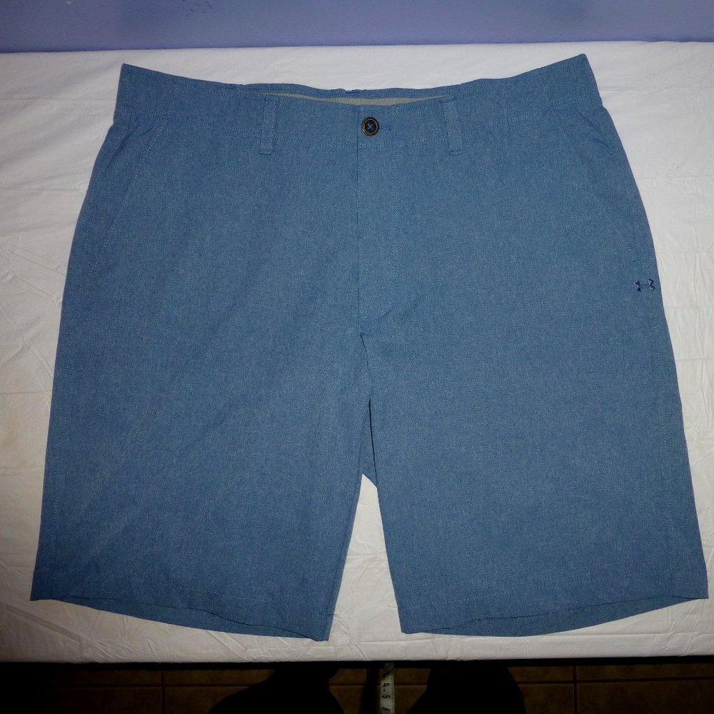 Men's Under Armour Blue Golf Shorts W36